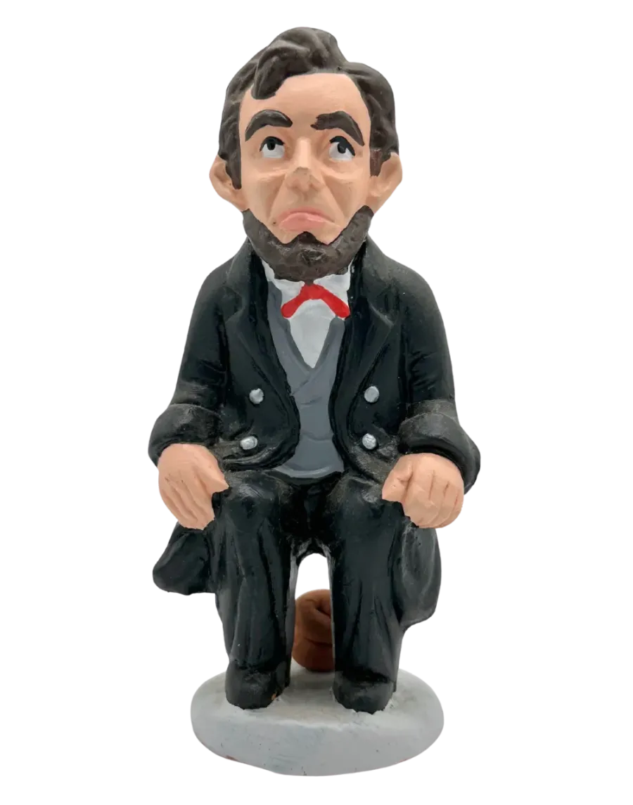 Figura de Caganer Abraham Lincoln de Alta Calidad - Compra Ahora