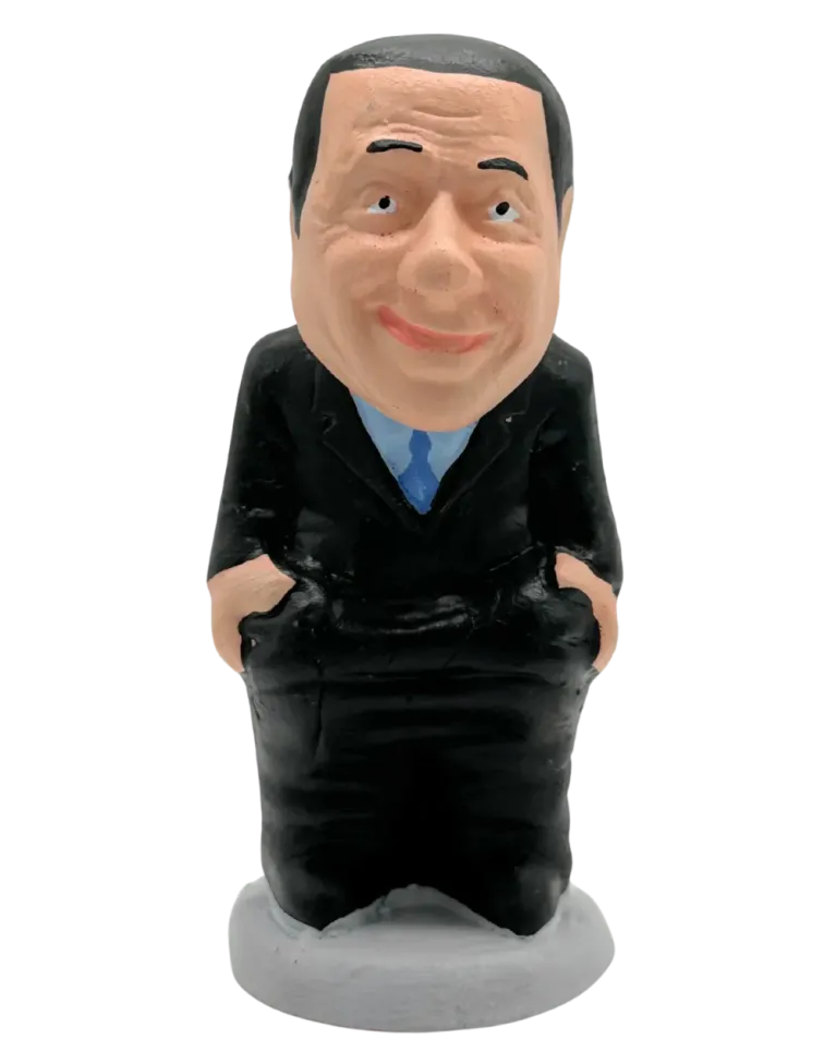 High-Quality Silvio Berlusconi Caganer Figure - Buy Now