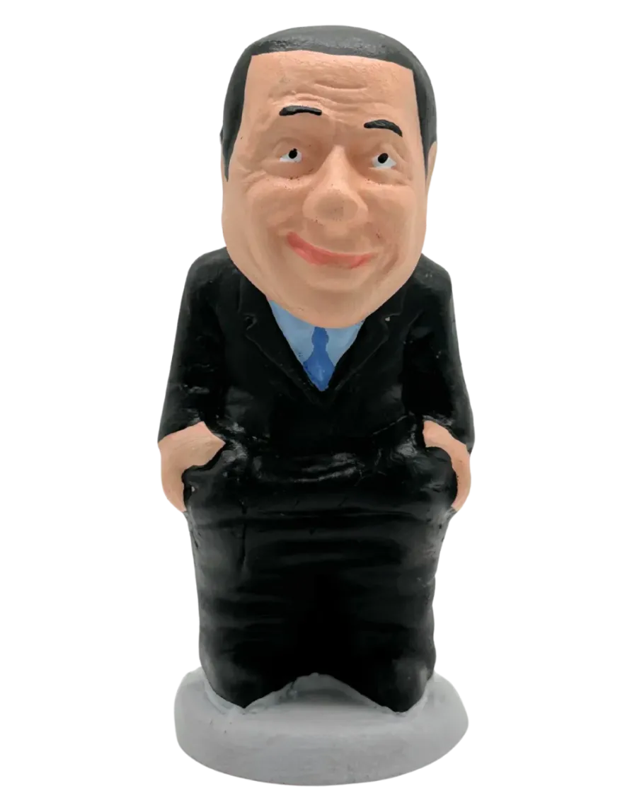 High-Quality Silvio Berlusconi Caganer Figure - Buy Now