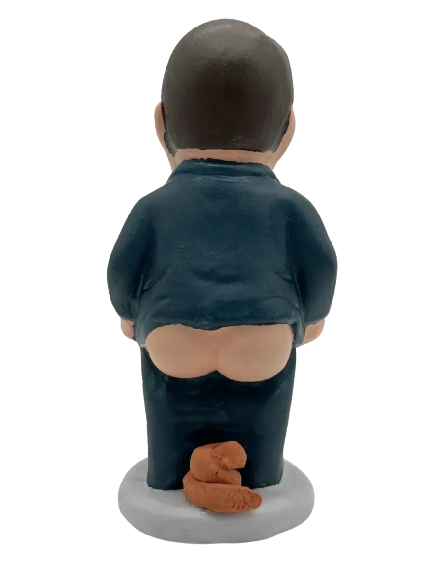 High-Quality Emmanuel Macron Caganer Figure - Buy Now