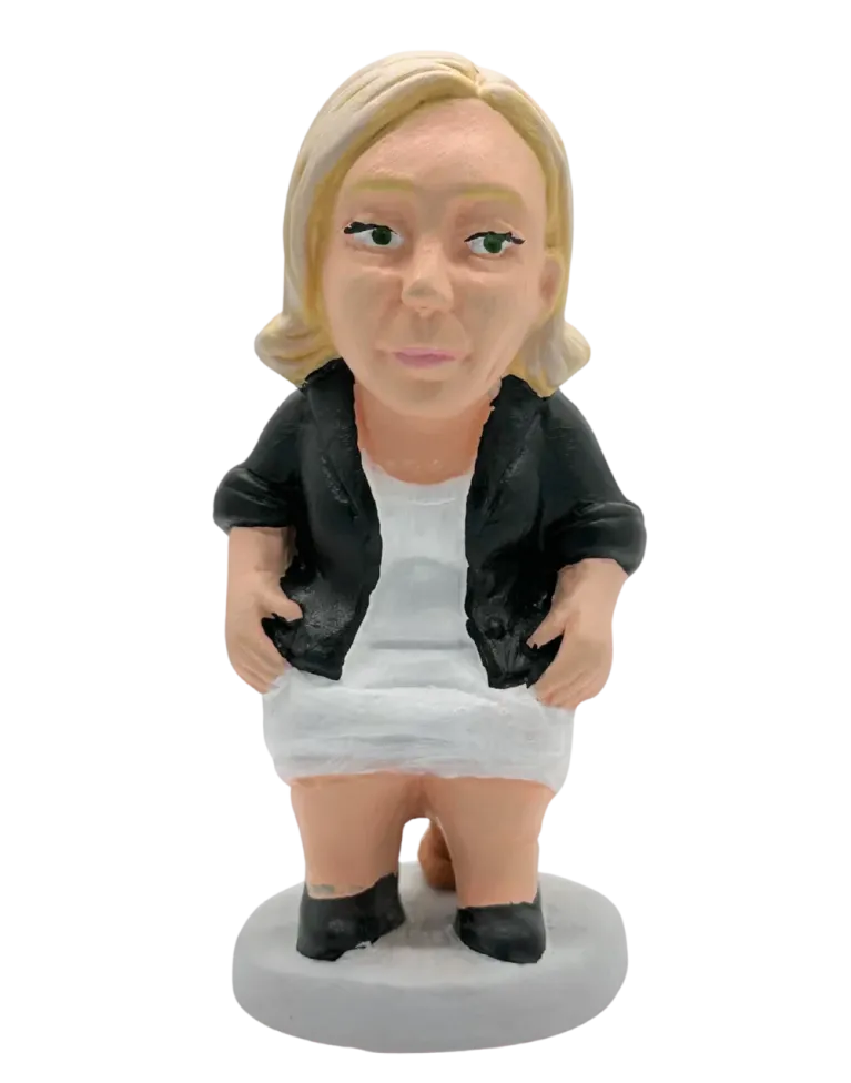 High-Quality Marine Le Pen Caganer Figure - Buy Now