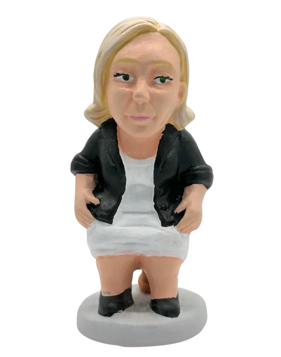 High-Quality Marine Le Pen Caganer Figure - Buy Now