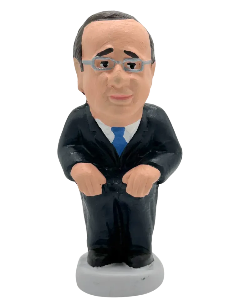 High-Quality François Hollande Caganer Figure - Buy Now