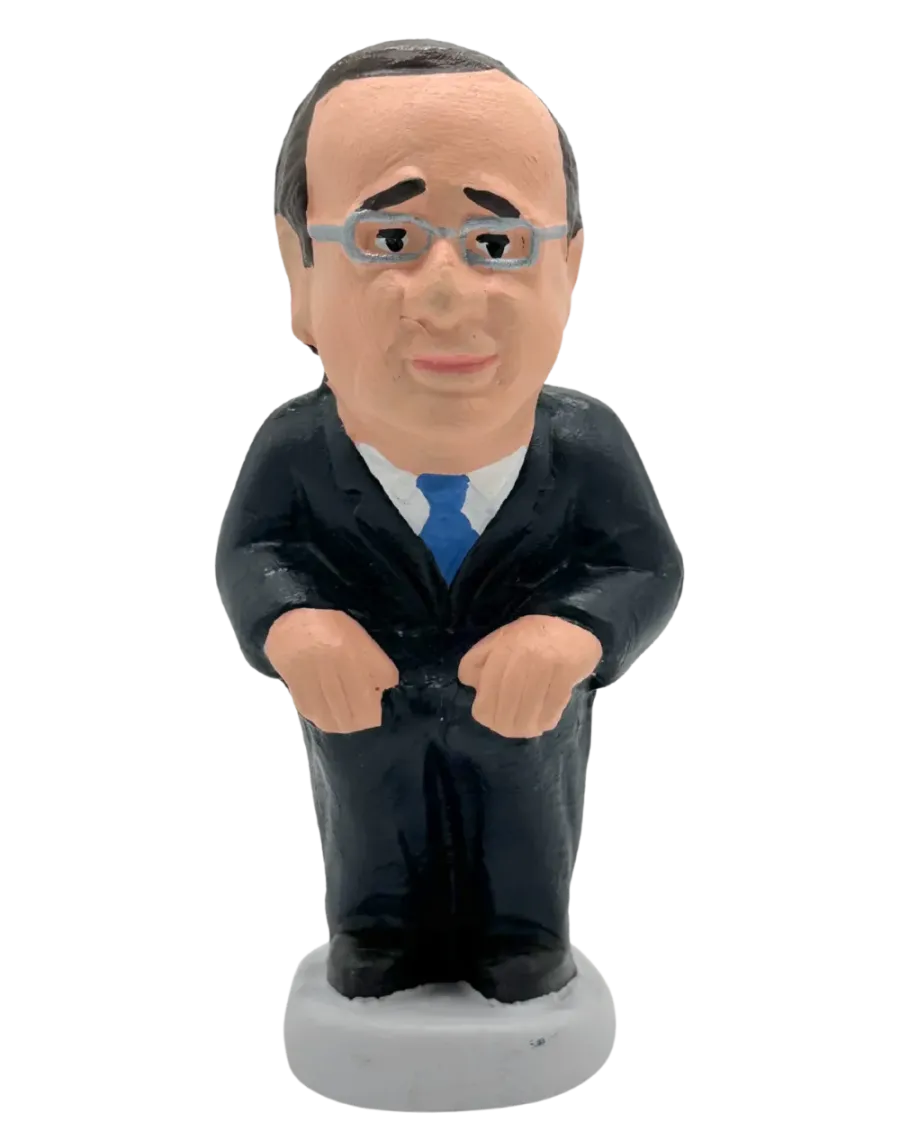 High-Quality François Hollande Caganer Figure - Buy Now