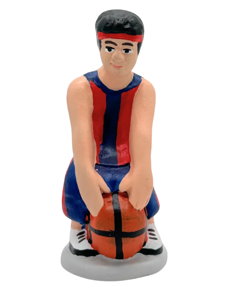 Hochwertige Caganer Basketball FCB Figur - Jetzt Kaufen