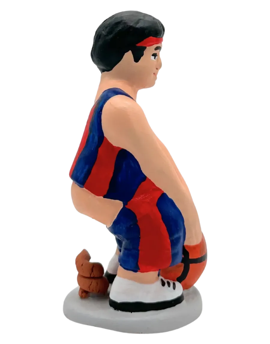 Hochwertige Caganer Basketball FCB Figur - Jetzt Kaufen
