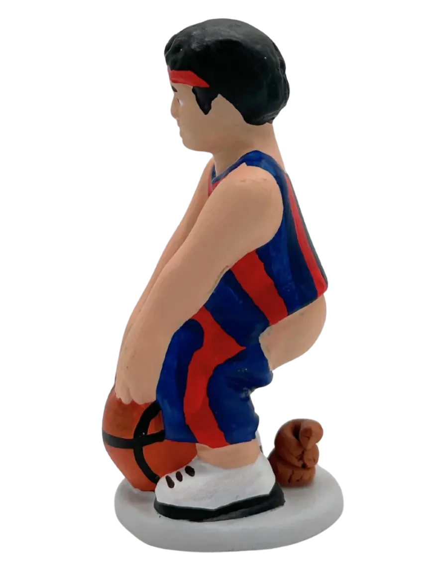 Hochwertige Caganer Basketball FCB Figur - Jetzt Kaufen