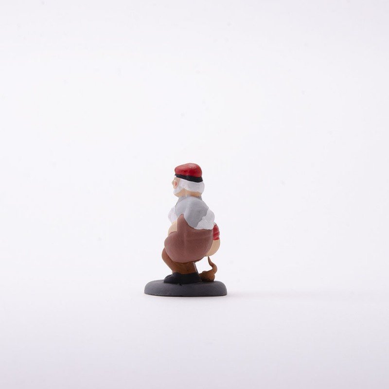 Caganer Catalan peasant with goose