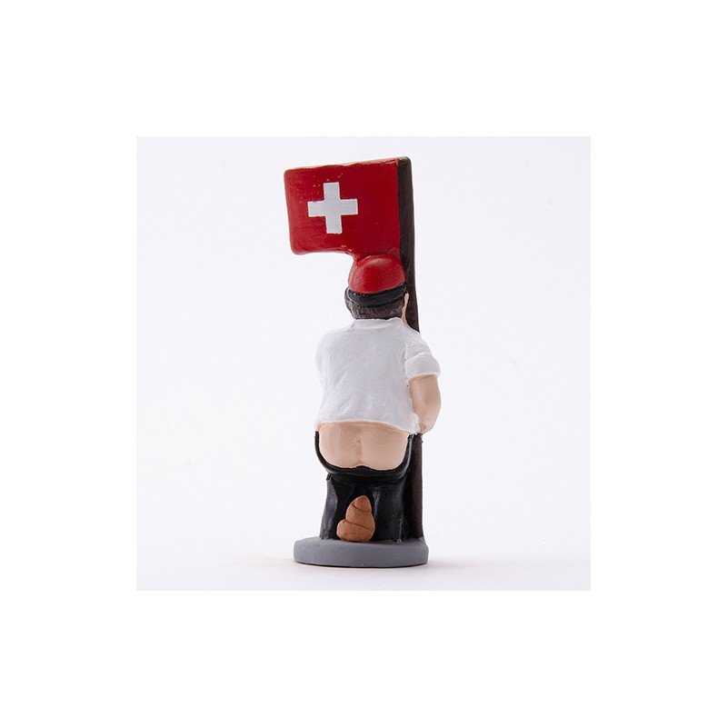 Caganer Switzerland Flag