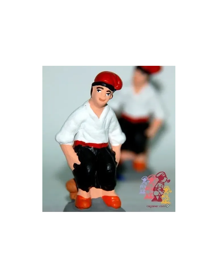 Hochwertige 7cm Katalanischer Bauer Caganer Figur - Jetzt kaufen