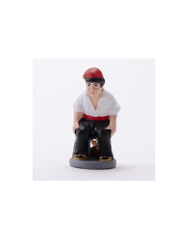 High-Quality 12cm Catalan Farmer Caganer Figure - Buy Now