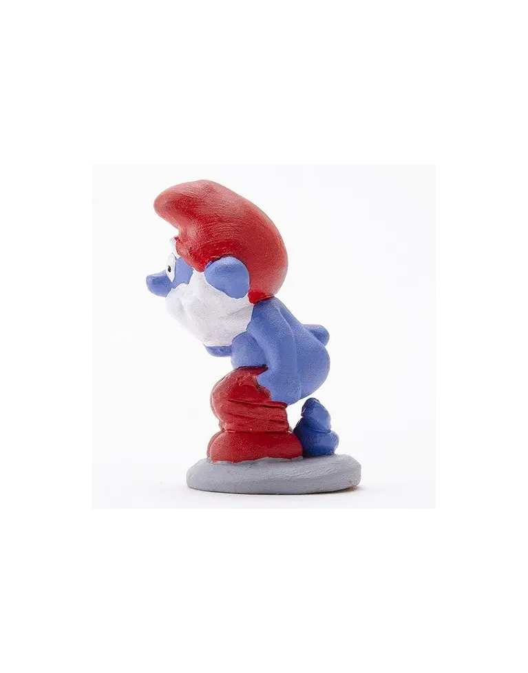 High-Quality Caganer Grandpa Smurf Figure - Buy Now