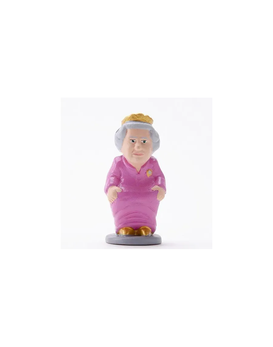 High-Quality Queen Elizabeth II Caganer Figure - Buy Now