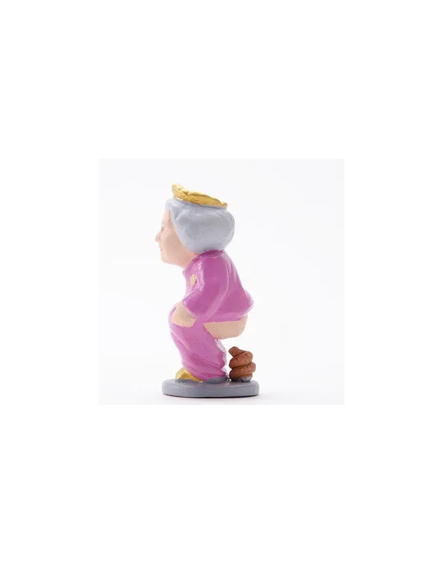 High-Quality Queen Elizabeth II Caganer Figure - Buy Now