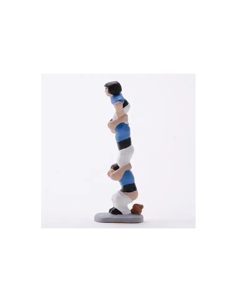 Figura de Caganer Casteller Blau d'Alta Qualitat - Compra Ara