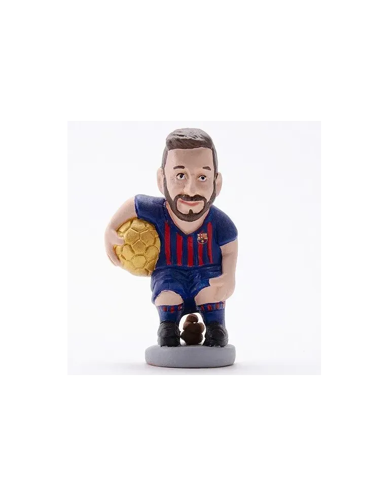 Figurine de Caganer Leo Messi Ballon d'Or de Haute Qualité - Achetez Maintenant