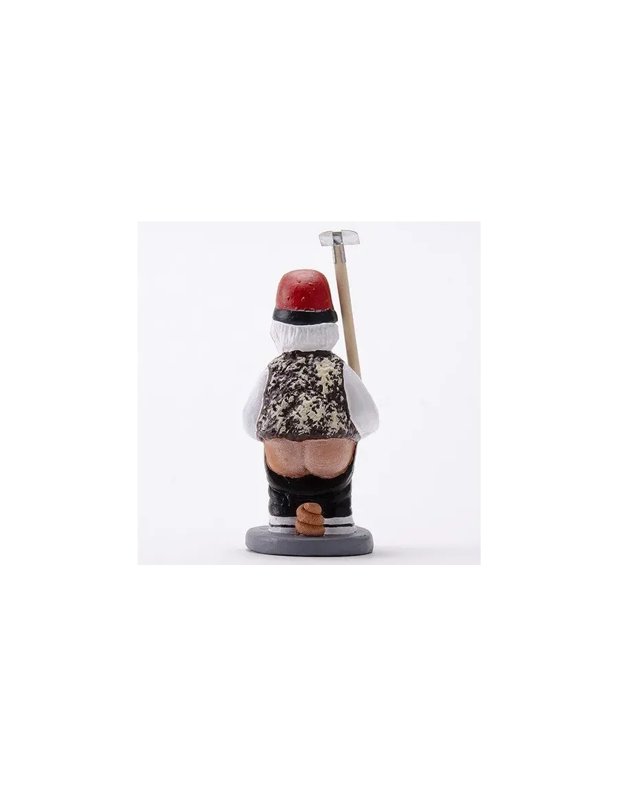 High-Quality Catalan Farmer Caganer Figure with Hoe - Buy Now