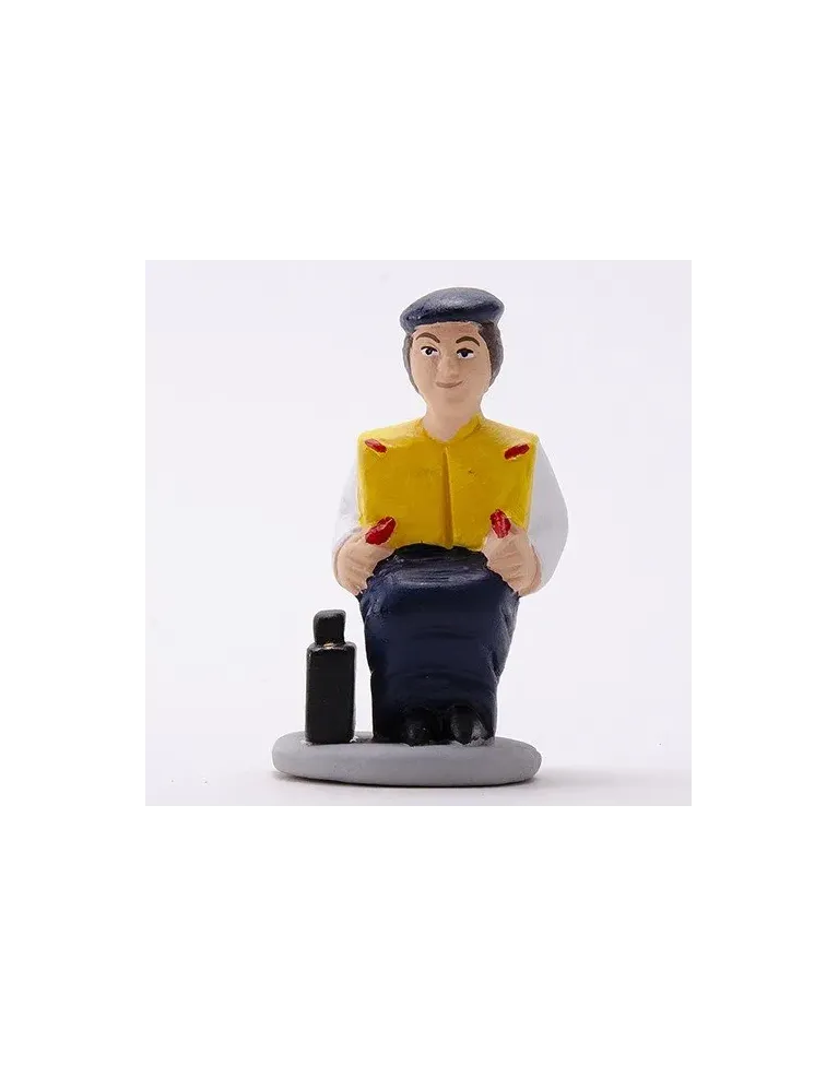 High-Quality Flight Attendant Caganer Figure - Buy Now