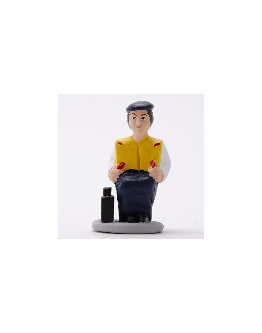 High-Quality Flight Attendant Caganer Figure - Buy Now