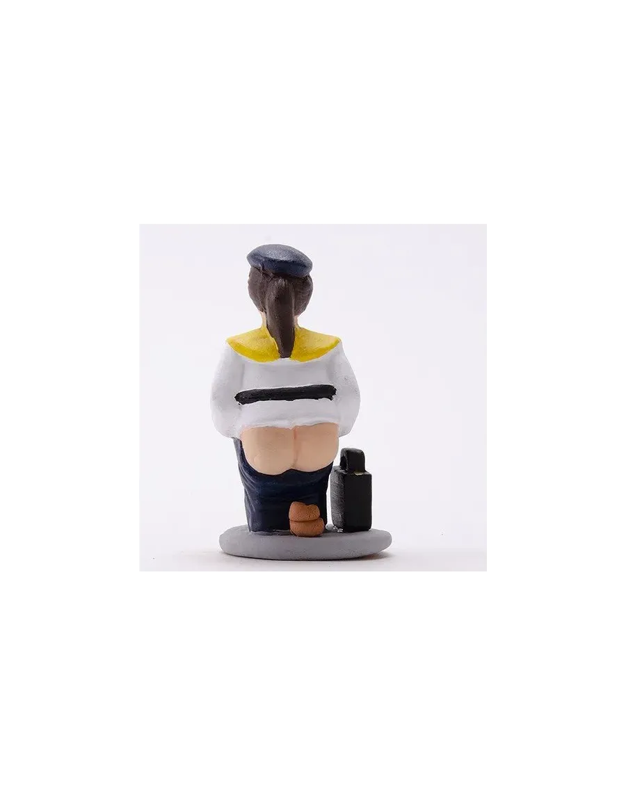 High-Quality Flight Attendant Caganer Figure - Buy Now