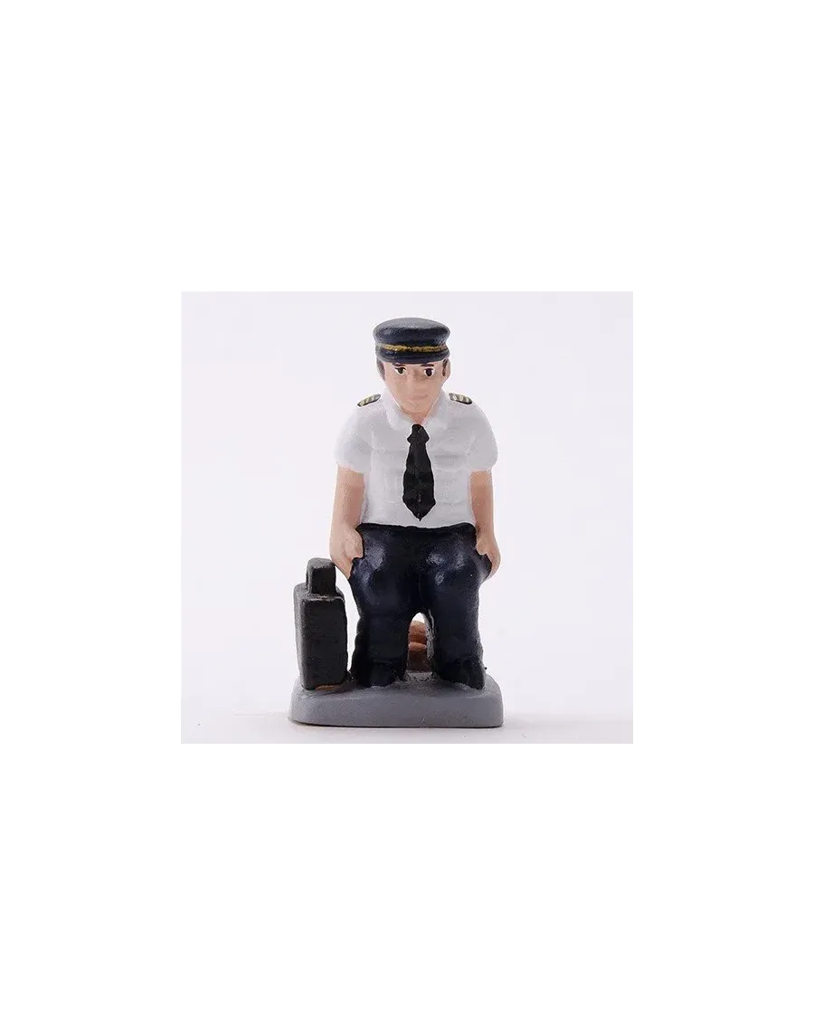 Caganer Copilot of airplane