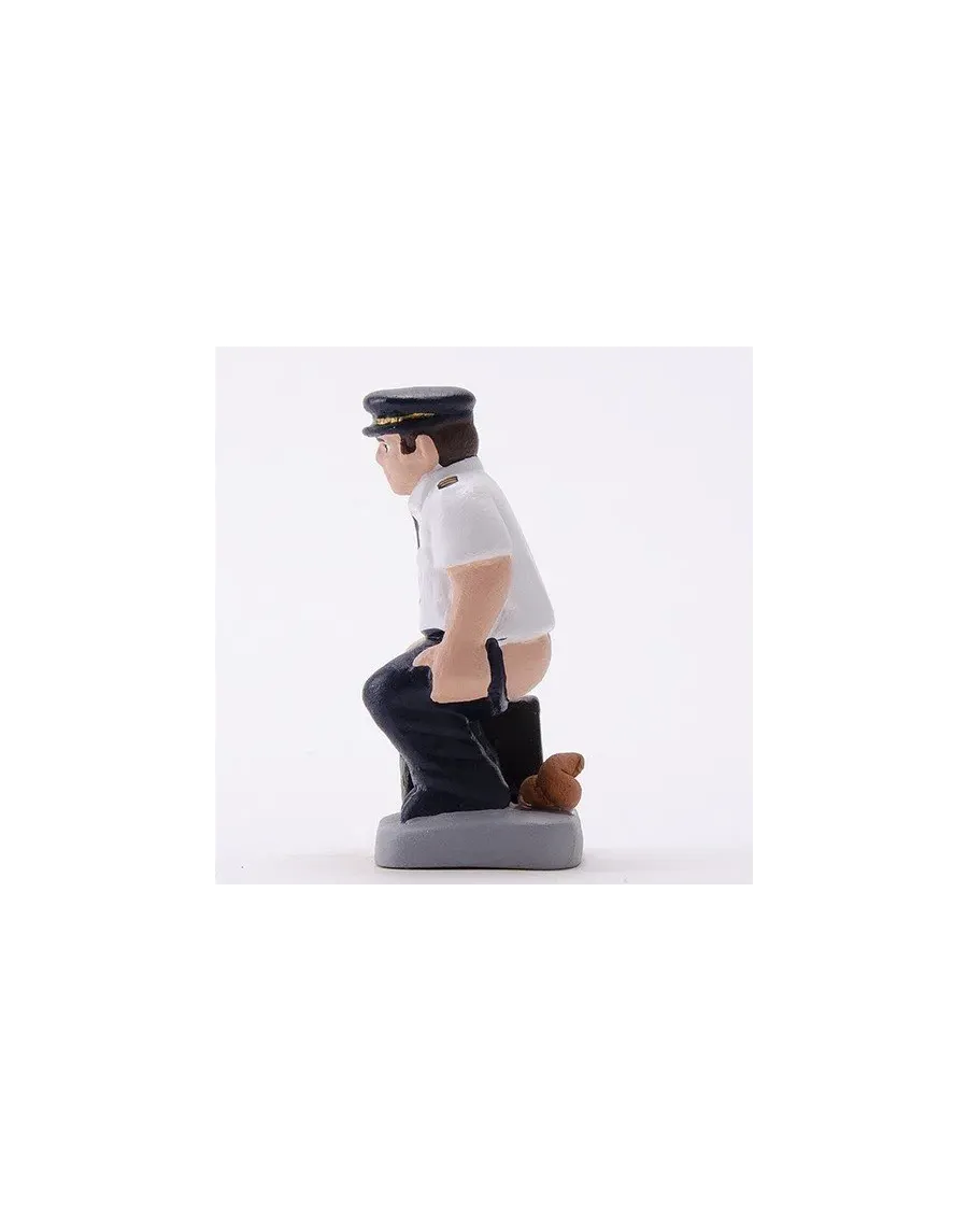 Caganer Copilot of airplane